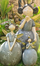 Load image into Gallery viewer, The Leaferie Angelo garden decoration. 3 statues made from Resin
