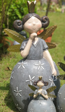 Load image into Gallery viewer, The Leaferie Angelo garden decoration. Mini and petit size front view made from Resin
