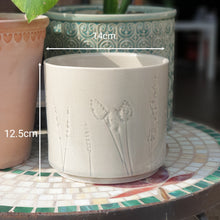 Load image into Gallery viewer, The Leaferie Rosee flowerpot.ceramic material

