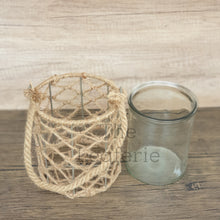 Load image into Gallery viewer, Rope Basket with Glass
