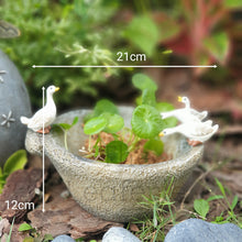 Load image into Gallery viewer, The Leaferie Puddles duck duckling flowerpot. resin material
