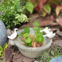 Load image into Gallery viewer, The Leaferie Puddles duck duckling flowerpot. resin material
