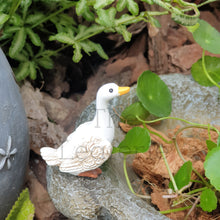 Load image into Gallery viewer, The Leaferie Puddles duck duckling flowerpot. resin material
