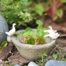 Load image into Gallery viewer, The Leaferie Puddles duck duckling flowerpot. resin material
