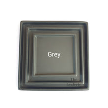 Load image into Gallery viewer, The Leaferie Square Matte trays. 8 colours and 3 sizes. grey
