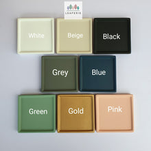 Load image into Gallery viewer, The Leaferie Square Matte trays. 8 colours and 3 sizes.
