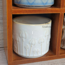 Load image into Gallery viewer, The Leaferie Petit pots Series 1 . small mini ceramic pot. suitable for succulents. Design I
