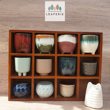 Load image into Gallery viewer, The Leaferie Petit pots Series 4. 11 ceramic small planter. suitable for succulents. 
