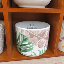 Load image into Gallery viewer, The Leaferie Mini Pots Series 1 . 10cm pots. 12 designs. Front view of all design K
