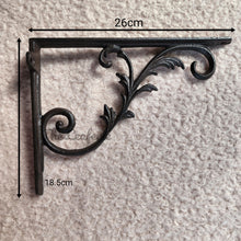 Load image into Gallery viewer, The Leaferie Cast Iron hanging hook 1 . front view size
