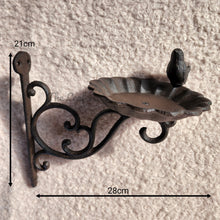 Load image into Gallery viewer, The Leaferie Cast Iron wall hanging hook 6 . front view. size

