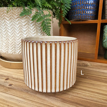 Load image into Gallery viewer, The Leaferie Mini pots series 2. 15 designs . ceramic small planter. view of design L
