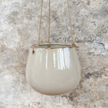 Load image into Gallery viewer, The Leaferie Lyon Hanging pot Series 10. 3 designs ceramic pot
