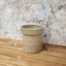 Load image into Gallery viewer, The Leaferie Ari plant pot .top view

