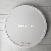 Load image into Gallery viewer, The Leaferie Eco-Friendly large tray. 3 sizes and colours. base view of white colour
