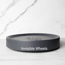 Load image into Gallery viewer, The Leaferie Plastic trays with wheels. 5 sizes and 2 colours. grey and beige.. invisible wheels
