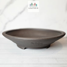 Load image into Gallery viewer, The Leaferie Large Bonsai plant pot / tray . zisha material . Front view of Large Pot A
