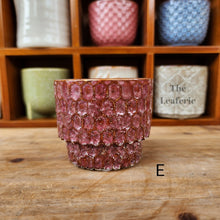 Load image into Gallery viewer, The Leaferie Petit pots series 7. 17 designs ceramic planter. suitable for succulents. design E
