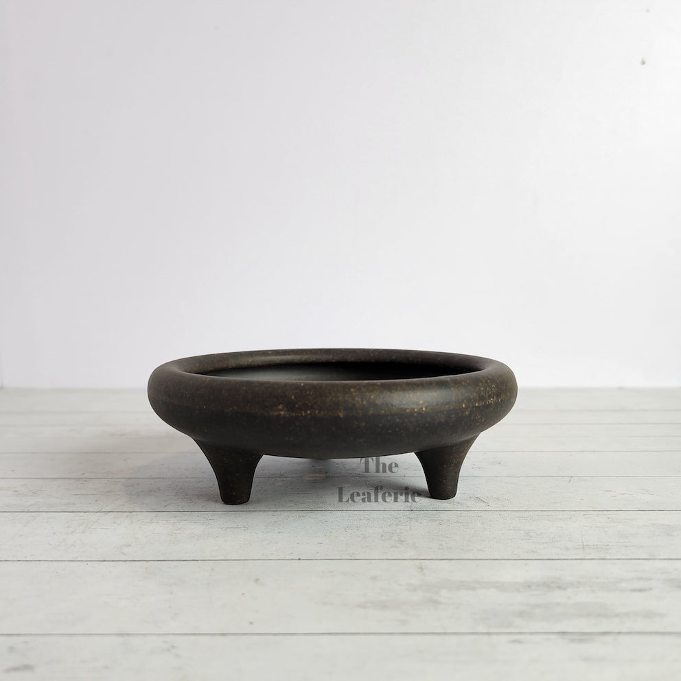 The Leaferie Bonsai tray pot Series 4. zisha or purple sand material. 9 designs. Pot I