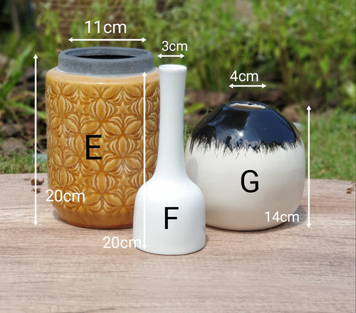 The Leaferie vases. ceramic pot