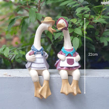 Load image into Gallery viewer, Louie and dewey duck decoration. made from resin. set of 2
